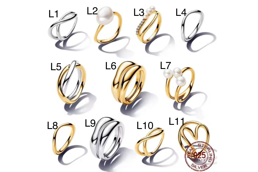 Anillos Colección L - modelos L1 a L11