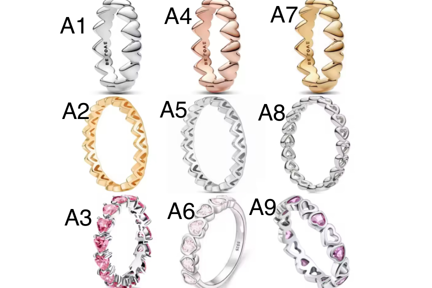 Anillos Colección A - modelos A1 a A9