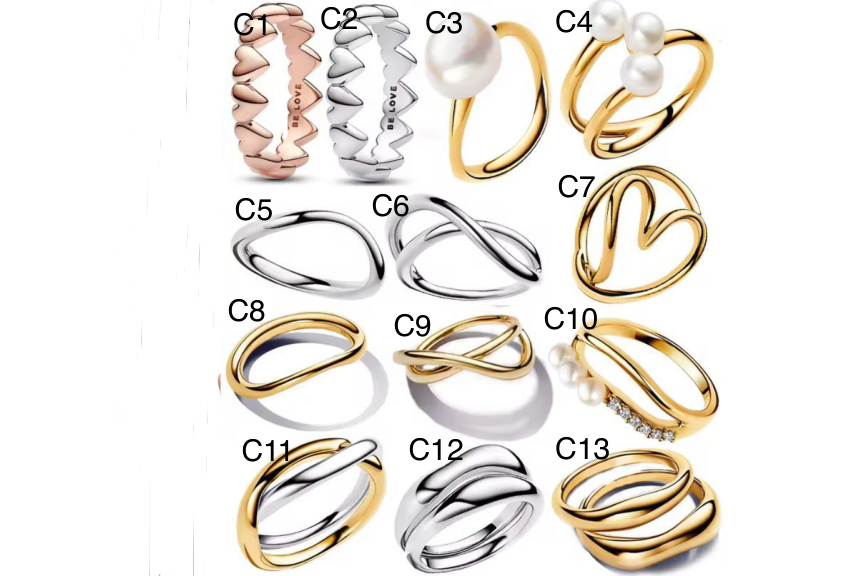 Anillos Colección C - modelos C1 a C13