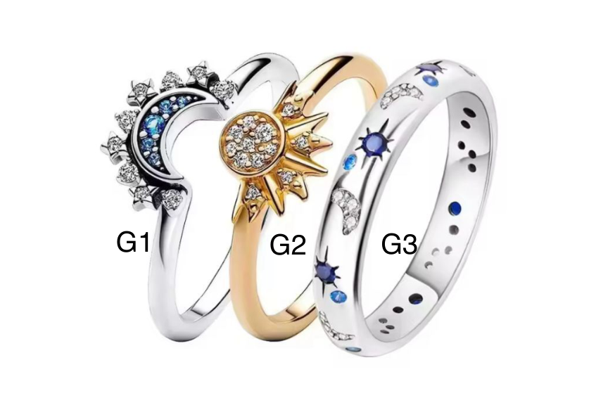 Anillos Colección G - modelos G1 a G3