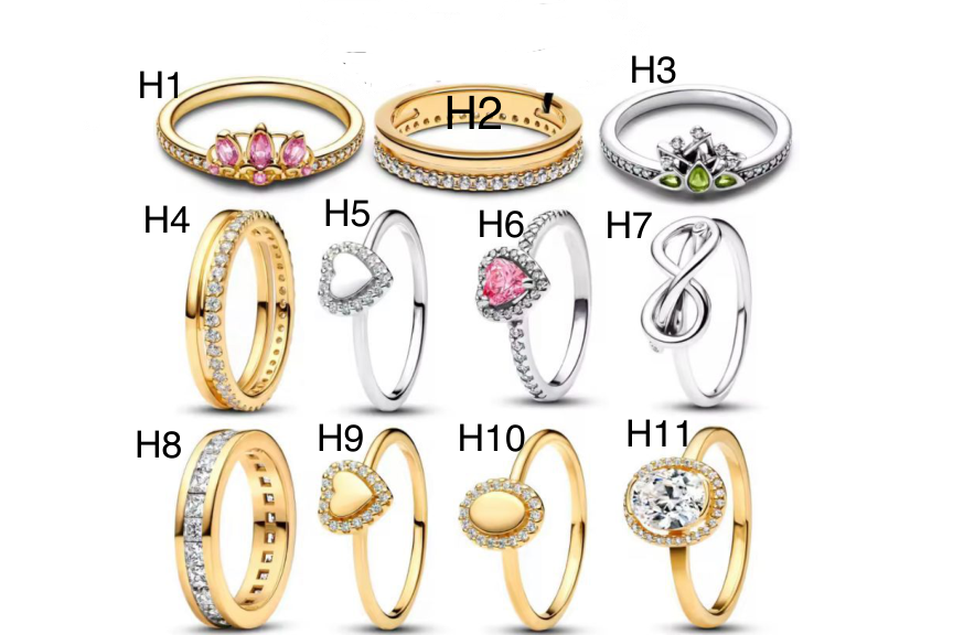 Anillos Colección H - modelos H1 a H11