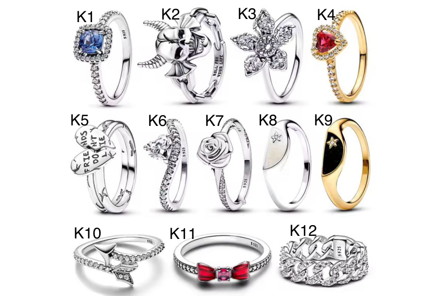 Anillos Colección K - modelos K1 a K12