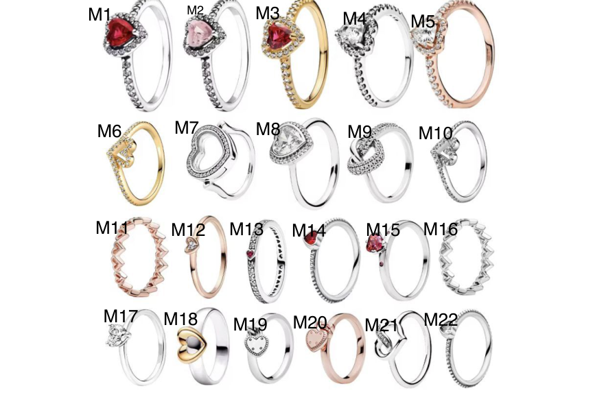 Anillos Colección M - modelos M1 a M22