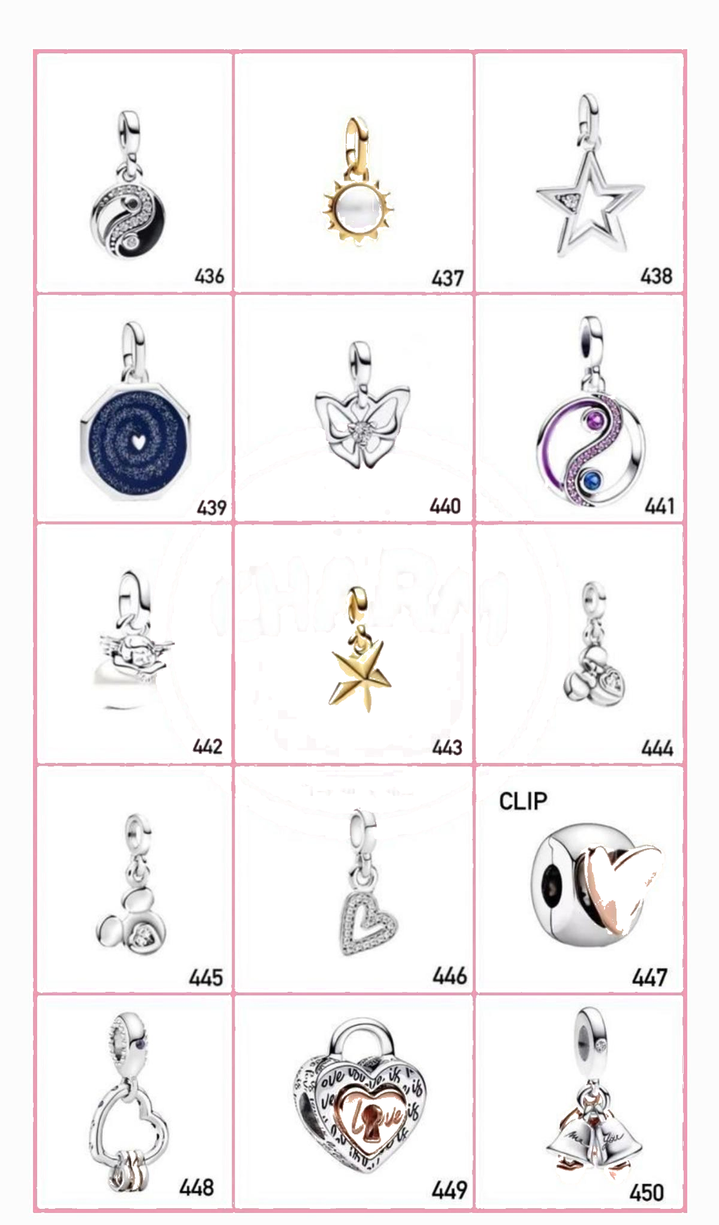 Portada Charms diseños 436 al 450