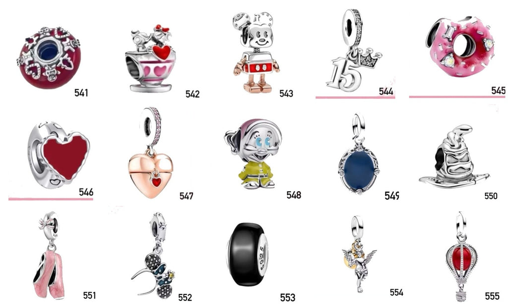Portada Charms diseños 541 al 555