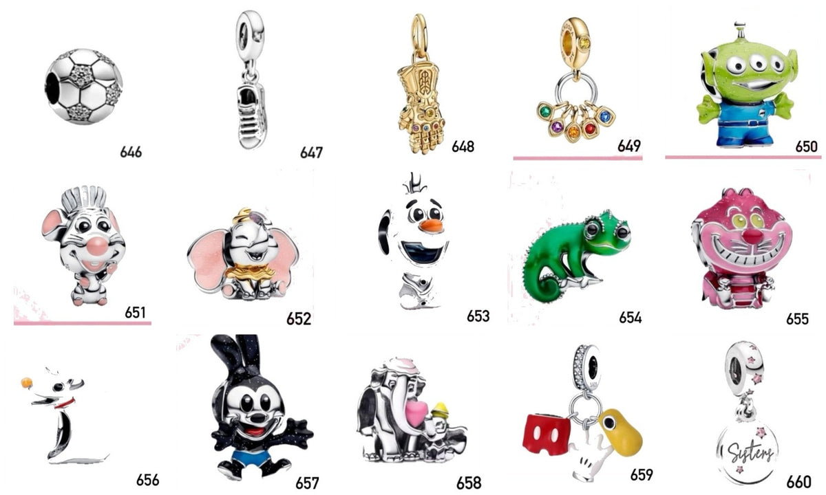 Portada Charms diseños 646 al 660