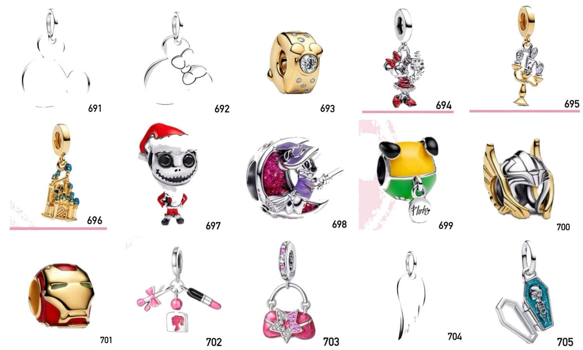 Portada Charms diseños 691 al 705