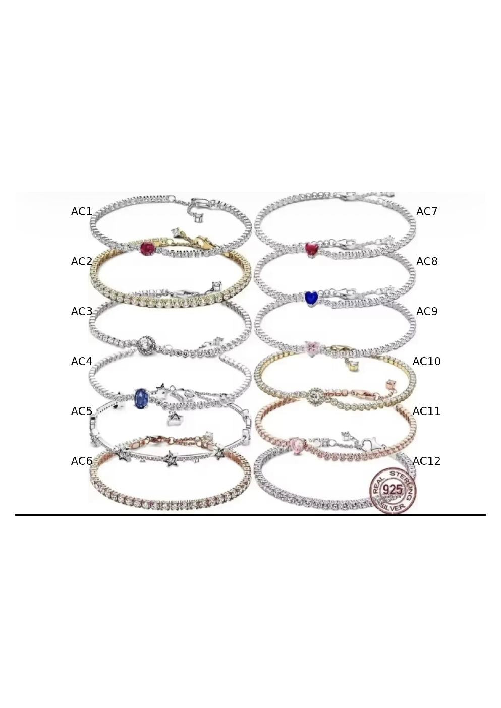 Pulseras AC1 a AC12