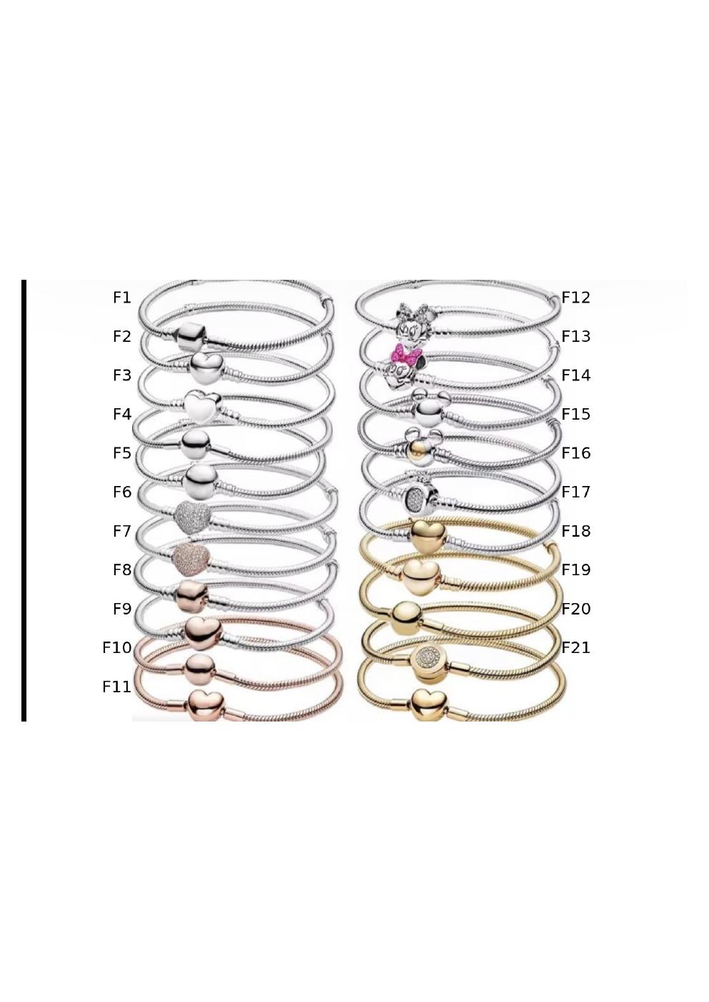 Pulseras F1 a F21