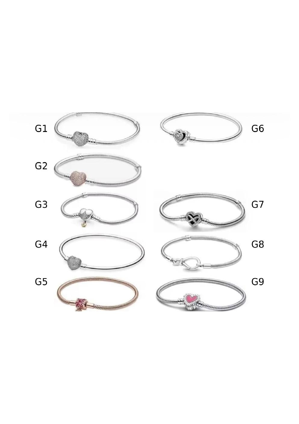 Pulseras G1 a G9