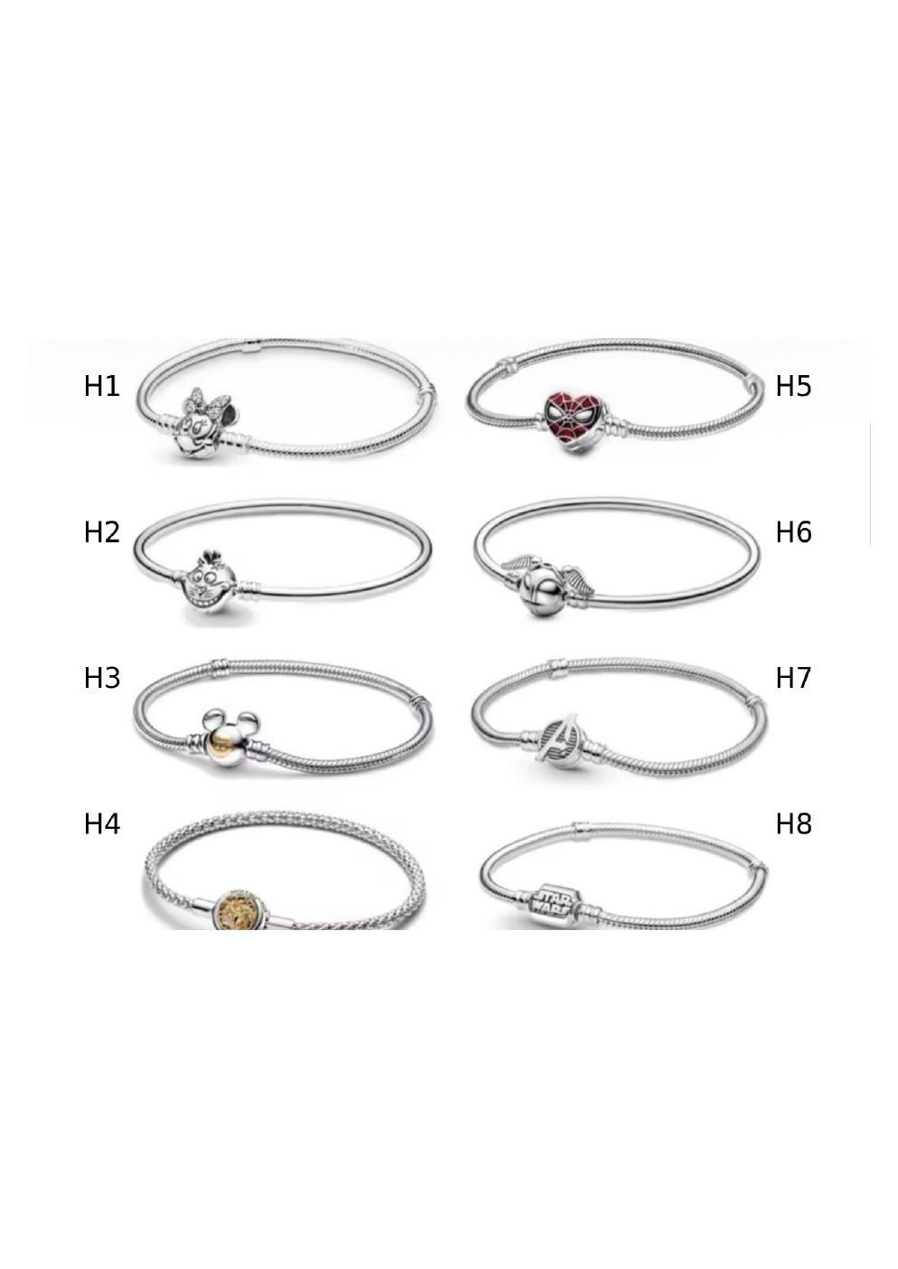 Pulseras H1 a H8