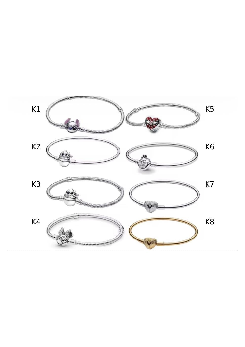 Pulseras K1 a K8
