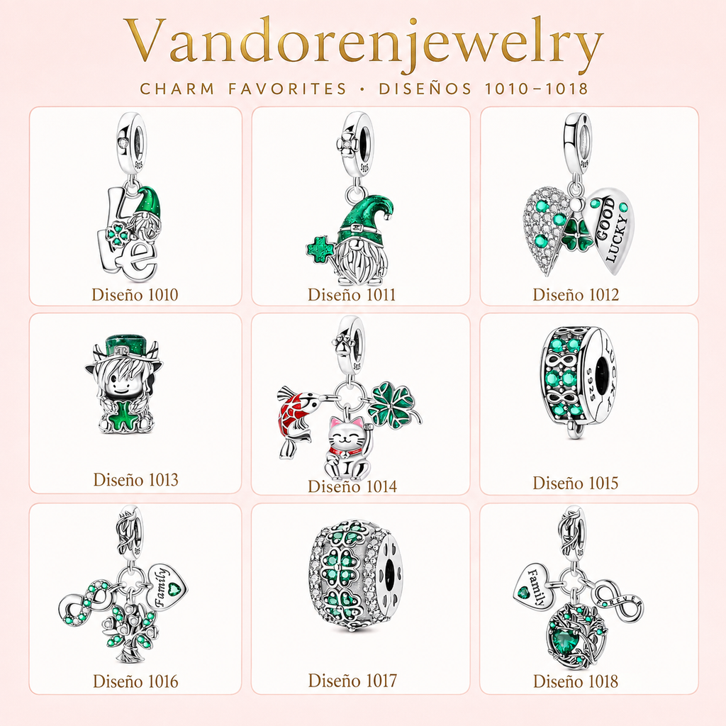 Charms diseños 1010 a 1018