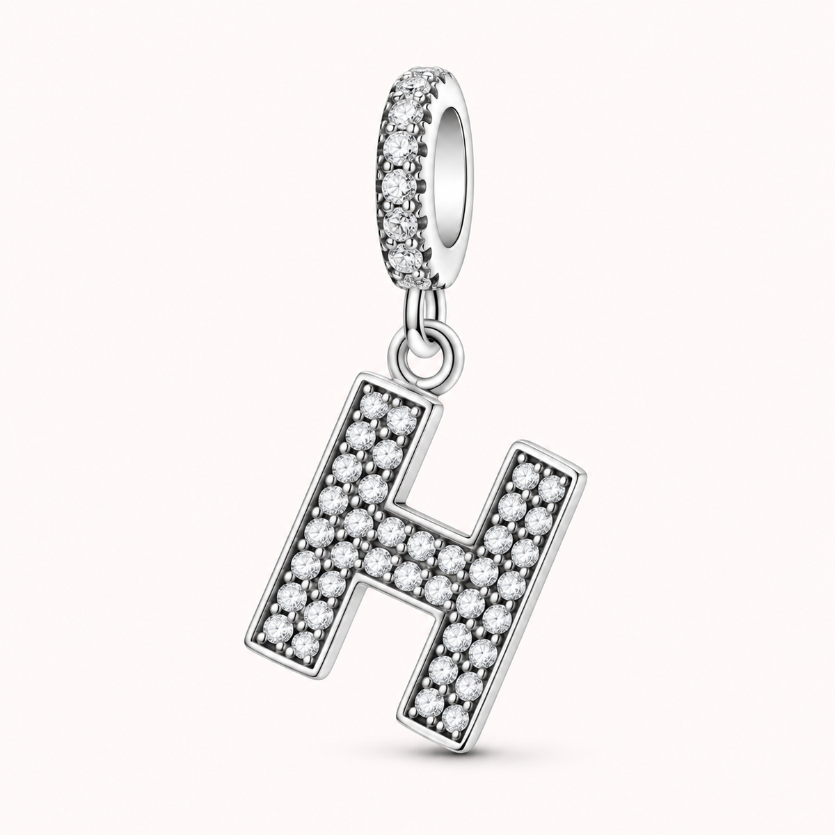 Charm letra H modelo colgante