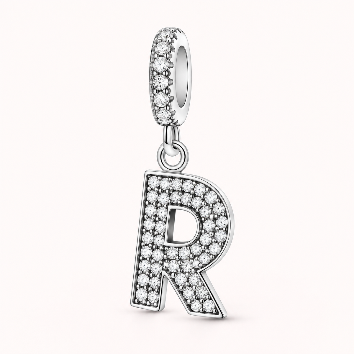 Charm letra R modelo colgante