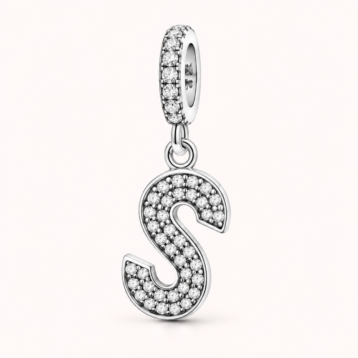 Charm letra S modelo colgante