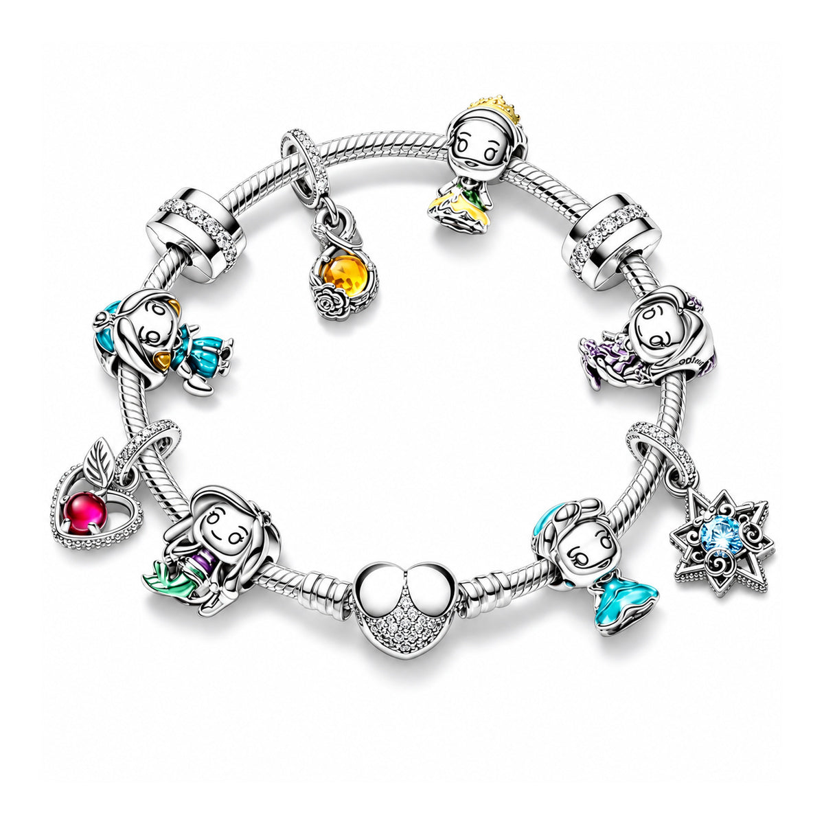Pulsera completa Princesas · Un cuento para ti
