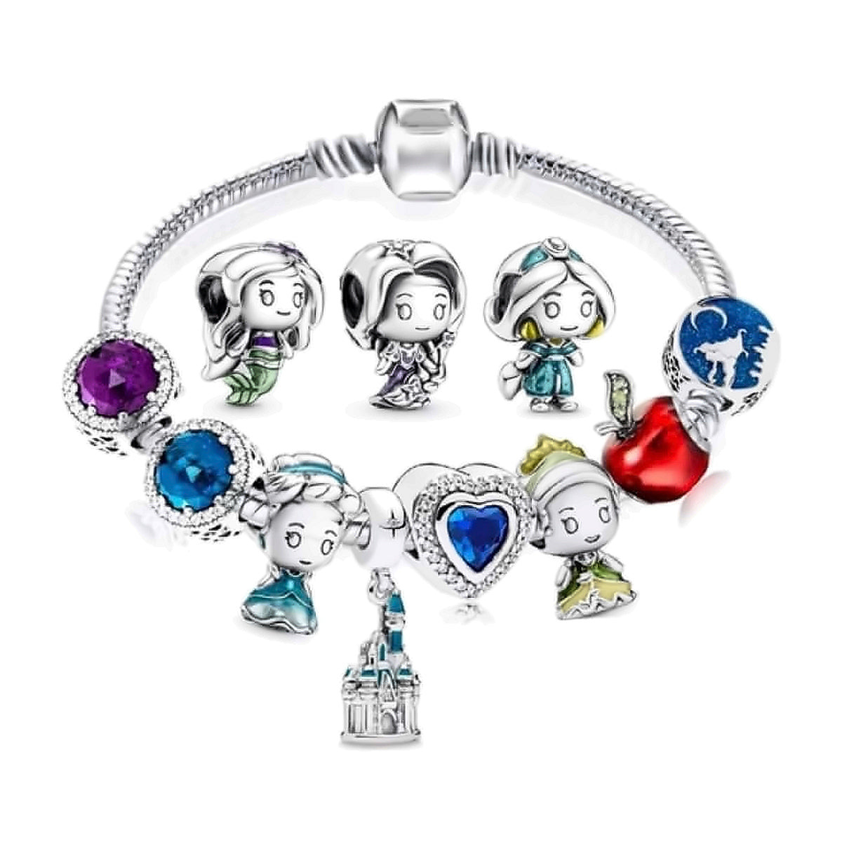 Pulsera completa Princesas · Cuentos de colores
