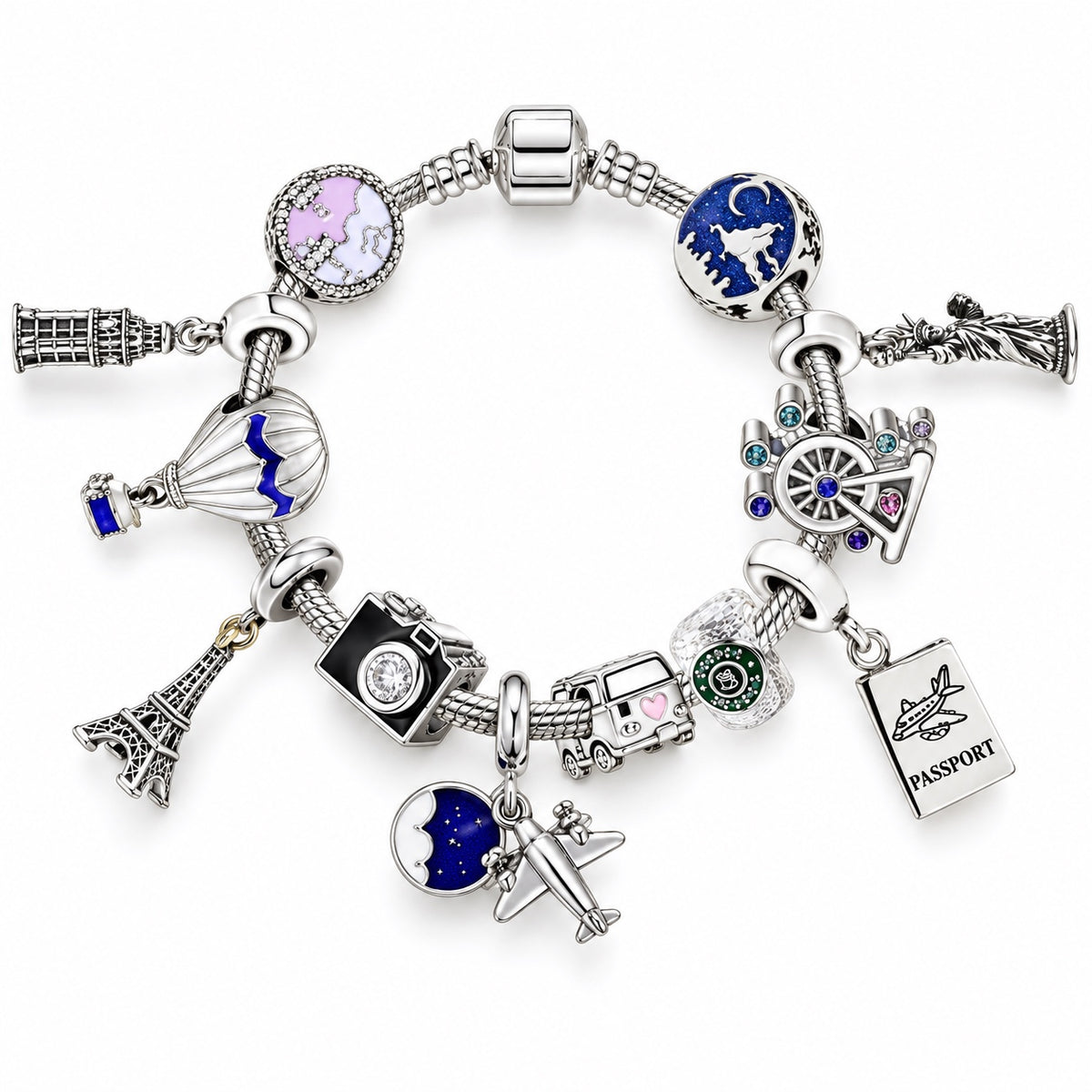 Pulsera completa Viajes · Vuelta al mundo