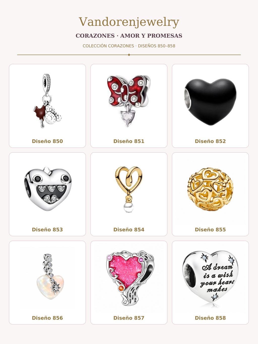 CORAZONES · AMOR Y PROMESAS