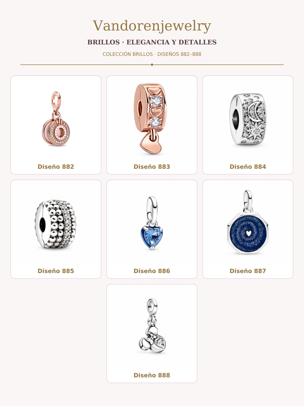 BRILLOS · ELEGANCIA Y DETALLES