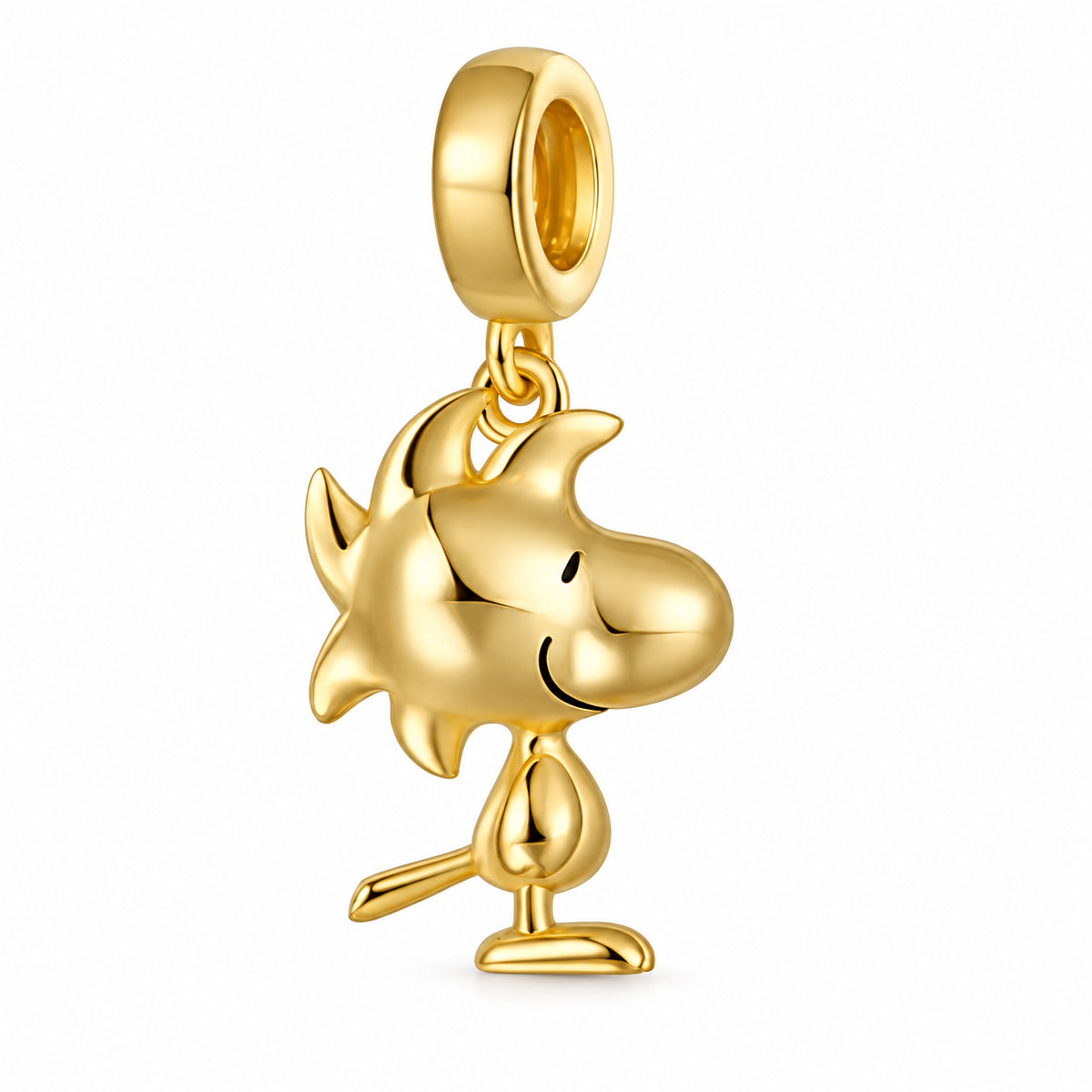 Diseño 907: Woodstock dorado colgante